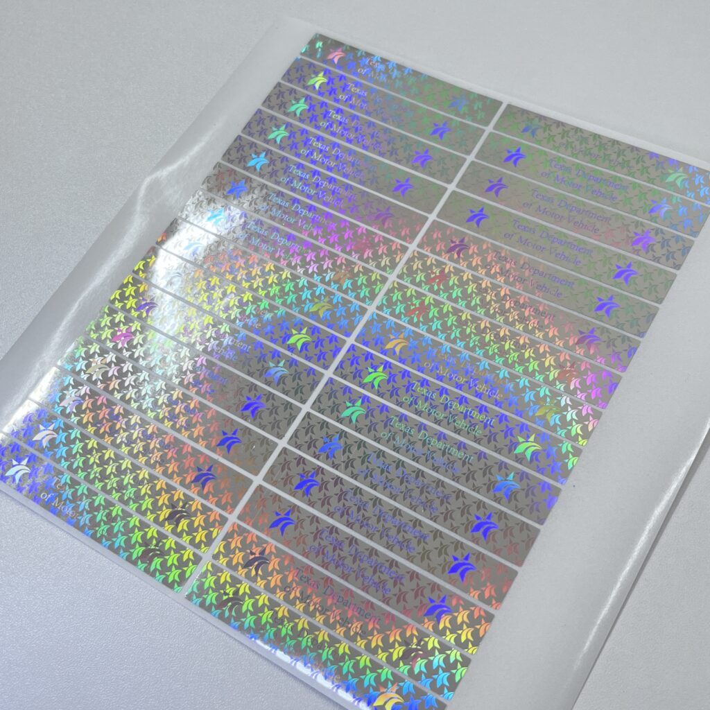 Anti-Counterfeit Holographic Label